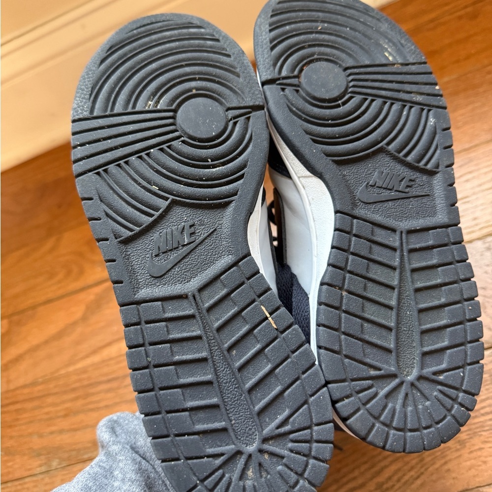 DD1391-003 Nike Dunk Low Georgetown Championship Grey Navy Wolf Gray M6 or W7.5 - Picture 5 of 6